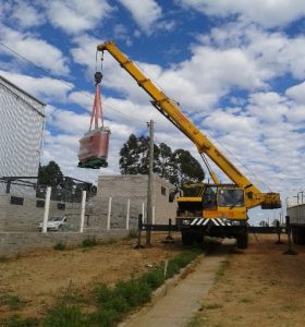 AUTOMATISMO WEB SERVICIOS. ALTA TENSIÓN (Montaje de transformador seco de 33 kv. en Lare SA)